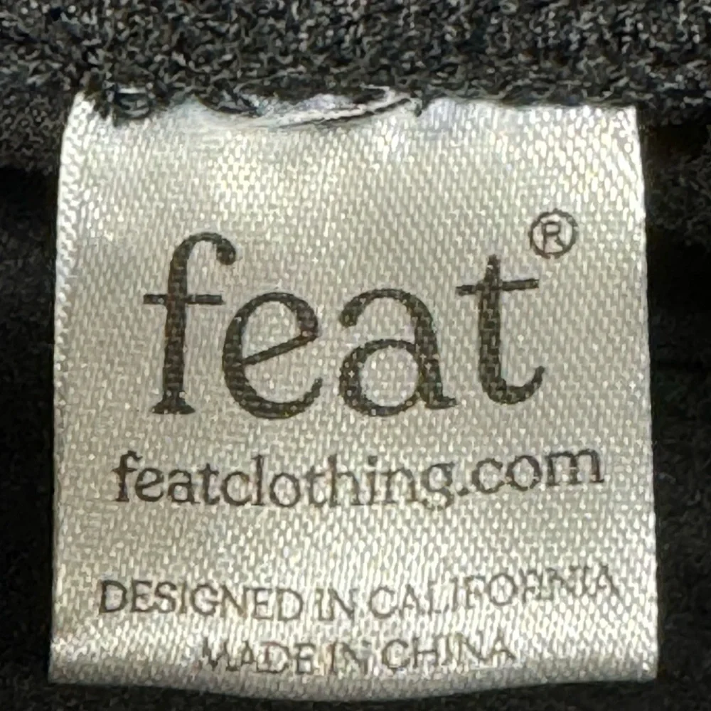 FEAT‎ Unisex Hoodie Black Small Flowtech Roam Sweatshirt Pullover Soft Casual